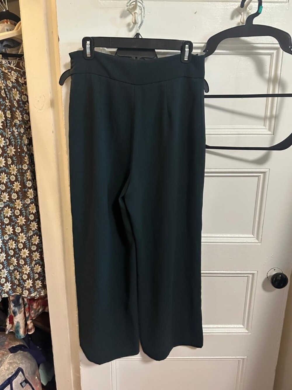 Zara flowy green pants